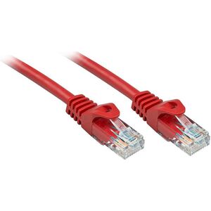 Lindy RJ-45/RJ-45 kat.6 U/UTP Czerwony 5m (48185)