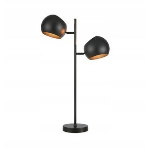 Markslojd Edgar 108691 επιτραπέζιο φωτιστικό 2x40W E14 μαύρο/χρυσό