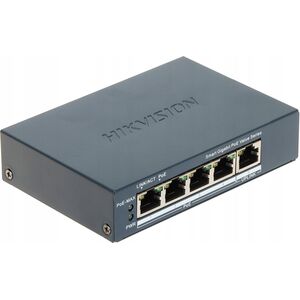 SWITCH POE DS-3E1505P-EI/M 4-PORTOWY Hikvision