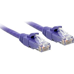 Lindy Patchcord Cat6 U/UTP, 3m, fioletowy (48124)
