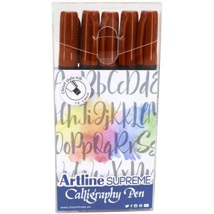 Artline Artline Supreme Calligraphy Pen 5/σετ σέπια 13800210 5037538033533