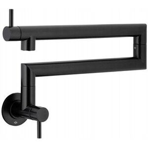 6623-030-81/ KFA/ DUERO POT FILLER/ BATERIA KUCHENNA, ZLEW ŚCIENNA, PRZEGUBOWA, BLACK