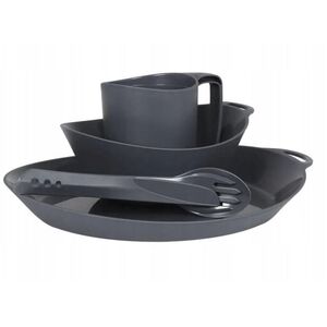 Ellipse 4-Piece Set - KFS / Bowl / Plate / Mug, Graphite