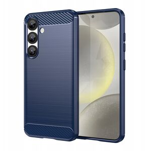 Θήκη σιλικόνης Carbon Case για iPhone 16e - μπλε