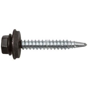 ΒΙΔΑ ΑΥΤΟΤΡΥΠΑΝΗ 4,8X19 ΜΕΤ+EPDM RAL9011 15ΤΕΜ