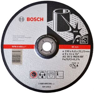Τροχός λείανσης Exp. f/Inox 230x22,23x6,0 W