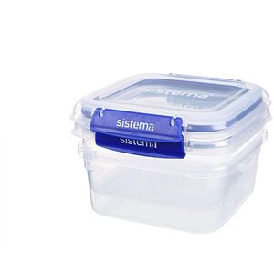 Sistema - 1,15L Square Klip It Plus 2 Pack