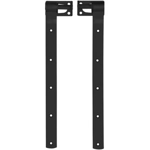 HOME It® stabelhængsel matsort 400 mm zinkbehandlet carbonstål 2 stk.
