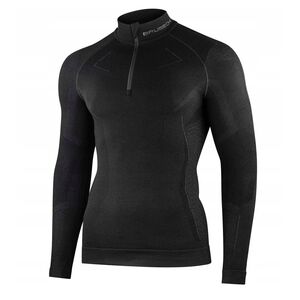 LS1610M Bluza męska z krótkim ekspresem EXTREME MERINO czarny XXL