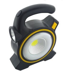 φακός LED ENTAC, IP20, 1W + ηλιακό LED, 80 lm, επαναφορτιζόμενος μέσω USB, 4.5 x 12.7 x 17 cm