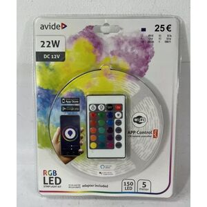 Σετ λωρίδας LED AVIDE, IP65, RGB, 36W, 1650 lm, με τηλεχειριστήριο, 5m