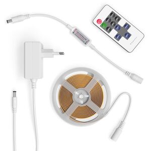 Σετ ταινίας LED AVIDE, IP20, 16W, 3000K, 978 lm, COB, 24V, με τηλεχειριστήριο, 2m