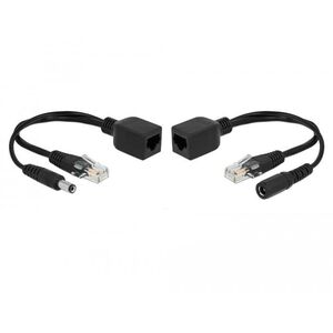 DeLOCK 66023, Fast Ethernet, 10,100 Mbit/s, 10/100, Black, 9 - 57 V, 0.8 A