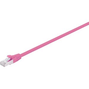 Καλώδιο δικτύου Fuj:tech CAT6A S/FTP, 20 μ, ροζ