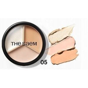 theSaem Κάλυψη Τελειότητας Κονσίλερ Προσώπου Triple Pot 05 Dark Up Beige