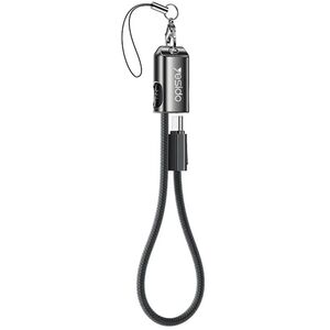 Καλώδιο yesido CA177 Γρήγορη Φόρτιση 60W C/C 20cm 3A, ΜΑΥΡΟ / CZARNY