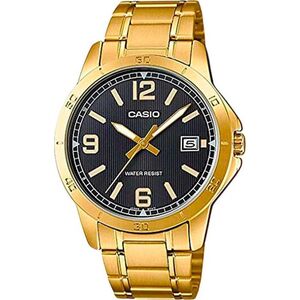 Zegarek Casio Zegarek marki Casio model MTP-V004G kolor Zółty. Akcesoria męski. Sezon: Cały rok NoSize