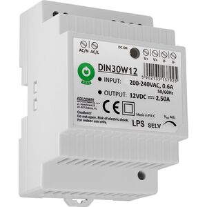 Zasilacz na szynę DIN DIN30W12 12V