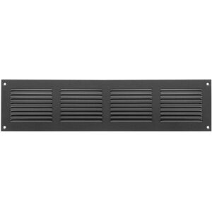 Μεταλλική γρίλια εξαερισμού MR4010M, 400 x 100 mm, μαύρη.