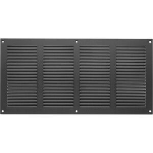 Μεταλλική γρίλια εξαερισμού MR4020A, 400 x 200 mm, ανθρακί χρώμα.