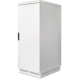 INTELLINET IP55 48,26cm 19 ιντσών ντουλάπι δικτύου με ενσωματωμένους ανεμιστήρες 27HE 800mm βάθος ανθεκτικό στη σκόνη και το νερό, τοποθετημένο γκρι RAL7035