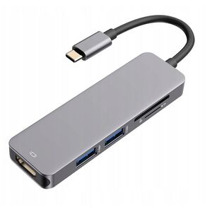 Satechi USB-C Hub - Starry Grey, 3 Ports, Card Readers