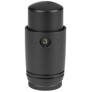 Θερμοστατική κεφαλή INVENA Prov CD-81-015-X, M30 x 1.5, μαύρο