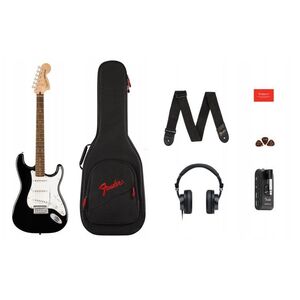 Squier Affinity Stratocaster Mustang Micro Pack, Μαύρο
