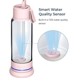 Έξυπνο μπουκάλι νερού WaterH VITA FlipLid, 532 ml, ροζ