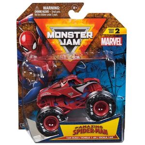 Monster Jam 1:64 Marvel Μονό Πακέτο - Spider Man