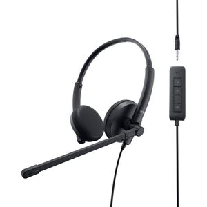 DELL WH1022 Zestaw słuchawkowy Przewodowa Opaska na głowę Połączenia/muzyka USB Typu-A Czarny