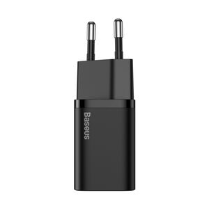 Baseus wall charger Super Si PD 20W 1x USB-C black + USB-C - Lightning cable 6953156230057