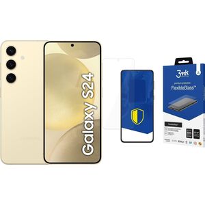 Smartfon Samsung Galaxy S24 5G 8/128GB Żółty  (SM-S921BZYDEUE) + FlexibleGlass