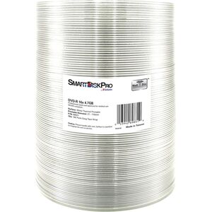 SmartDisk DVD-R, White Thermal Printable, 69831, 4.7GB, 16x, wrap, 100-pack, 12cm, για την αρχειοθέτηση δεδομένων