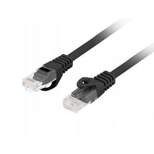 Patchcord Lanberg UTP κατ.6 15μ LSZH CU fluke passed μαύρο