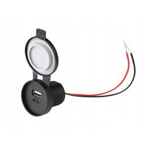 ΦΟΡΤΙΣΤΗΣ ΑΥΤΟΚΙΝΗΤΟΥ ΓΙΑ ΕΝΣΩΜΑΤΩΣΗ USB-A+TYPE-C 3,1A IP67