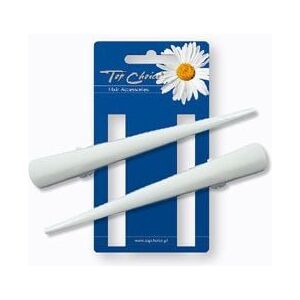 Top Choice White Spinki "dzioby" rozm.L 2szt 25105