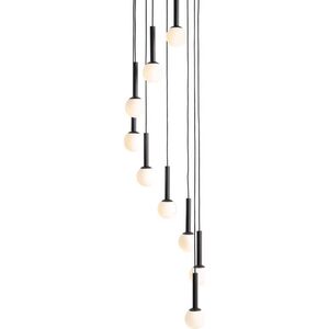 Lampa wisząca Aldex Lampa wisząca Riu 9 1117N1 Aldex kasakda balls kule czarne