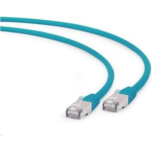 Gembird RJ-45/RJ-45, kat.6A, S/FTP, zielony, 0.5m (PP6A-LSZHCU-G-0.5M)