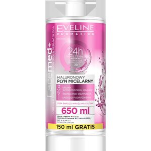 Eveline Facemed+ Hialuronowy Płyn micelarny 3w1 - cera bardzo wrażliwa i sucha 650ml