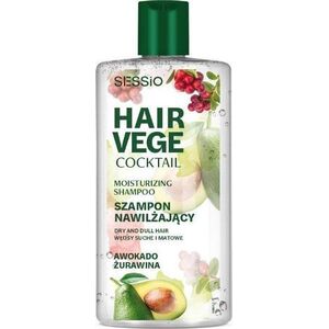 SESSIO Sessio Hair Vege Cocktail nawilżający szampon do włosów Awokado i Żurawina 300g