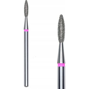 STALEKS Frez diamentowy do paznokci - płomyk 2,1/8mm FA10R021/8 czerwony