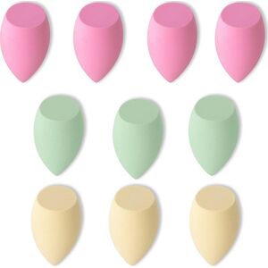 eCarla ECARLA ZESTAW GB11 Gąbki do makijażu 10sz PASTEL MINT