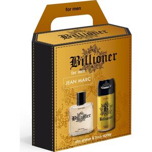 DRAMERS JEAN MARC Billioner Zestaw prezentowy męski - dezodorant 150 ml + woda po goleniu 100 ml