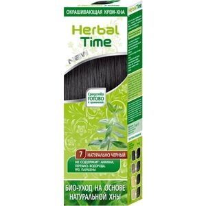 ENERGY OF VITAMINS HERBAL TIME Henna do włosów naturalna 7 Naturalny Czarny