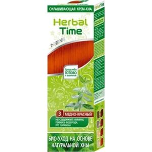 ENERGY OF VITAMINS HERBAL TIME Henna do włosów naturalna 3 Miodowa Czerwień