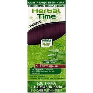 ENERGY OF VITAMINS HERBAL TIME Henna do włosów naturalna 9 Bakłażan
