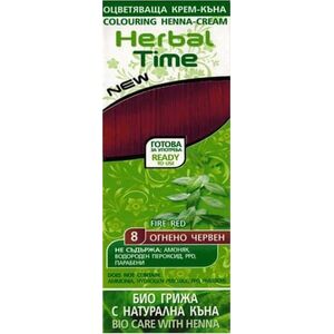 ENERGY OF VITAMINS HERBAL TIME Henna do włosów naturalna 8 Ognista czerwień