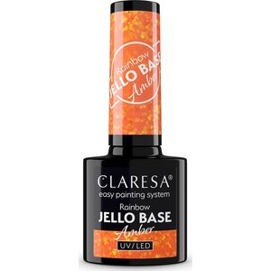 Claresa CLARESA Rainbow Baza hybrydowa - Jello Base Amber