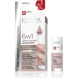 EVELINE KOLOROWKA EVELINE Nail Therapy Professional Odżywka do paznokci nadająca kolor Care&Colour 6w1 - Latte 5 ml